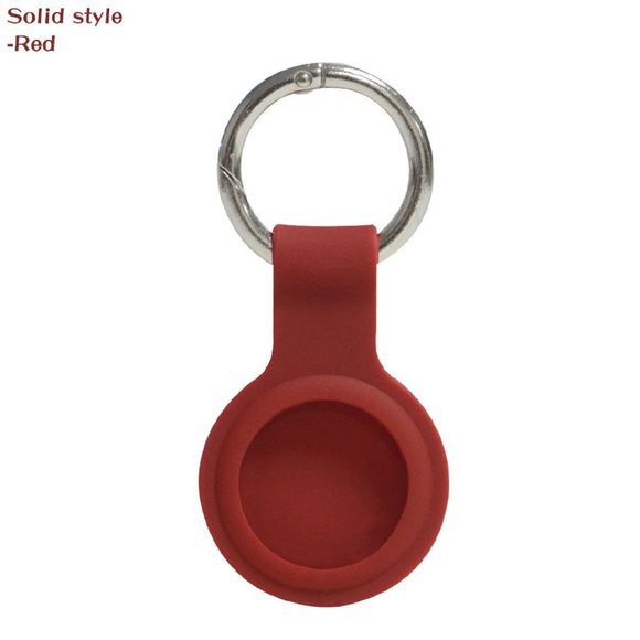 Silicone Case for Airtags with Keychain, Protective Cover for Apple Air tag Key - Picture 7 of 16